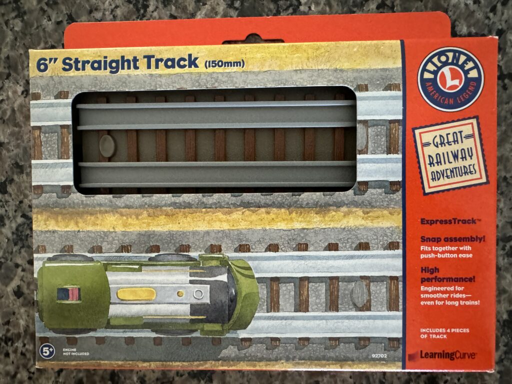 6 Inch Straight Track